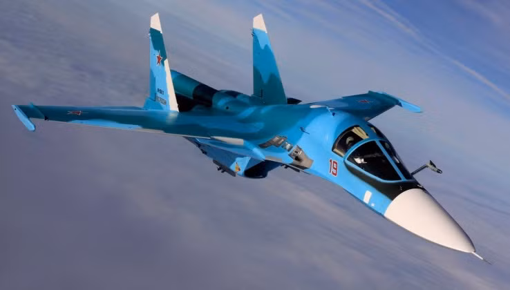 Chiến đấu cơ Su-34 của Không quân Nga. Ảnh: MW.