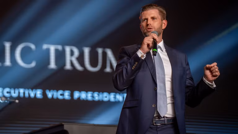 Eric Trump, con trai thứ hai của Tổng thống Mỹ Donald Trump. Ảnh: Getty.