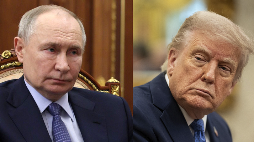 Tổng thống Nga Vladimir Putin và Tổng thống Mỹ Donald Trump. Ảnh: Moscow Times.