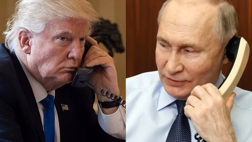 Tổng thống Mỹ Donald Trump và Tổng thống Nga Vladimir Putin. Ảnh: France24.