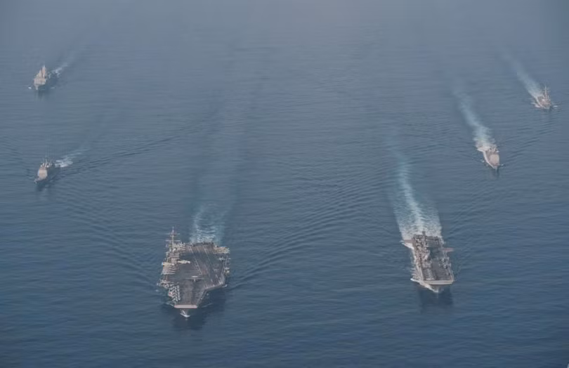 Quân đội Mỹ đã triển khai lực lượng hùng hậu tới châu Á-Thái Bình Dương để ngăn chặn một cuộc xâm lược Đài Loan (Ảnh: Handout)