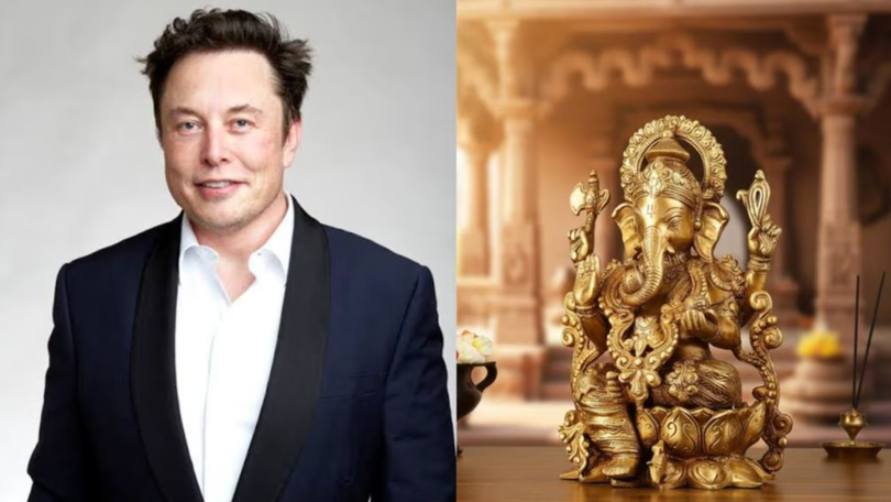 Tỷ phú Elon Musk đăng tải đoạn chat với Grok về thần Ganesha, gây sốt cộng đồng mạng Ấn Độ. Ảnh: Getty.