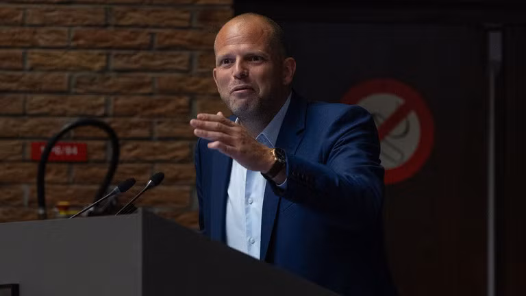 Bộ trưởng Quốc phòng Bỉ Theo Francken. Ảnh: Getty.