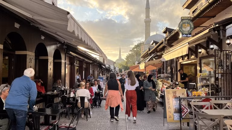 Hình ảnh tại Sarajevo, thủ đô của Bosnia & Herzegovina. Ảnh: Getty.
