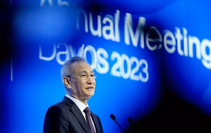 Phó Thủ tướng Trung Quốc Lưu Hạc phát biểu tại Davos (Ảnh: AP) Phó Thủ tướng Trung Quốc Lưu Hạc phát biểu tại Davos (Ảnh: AP)