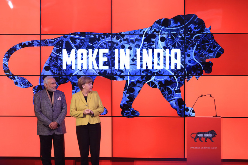 Chiến dịch "Make in India" có thực sự tạo được cú hích cho ngành sản xuất của Ấn Độ? (Ảnh: Bloomberg)