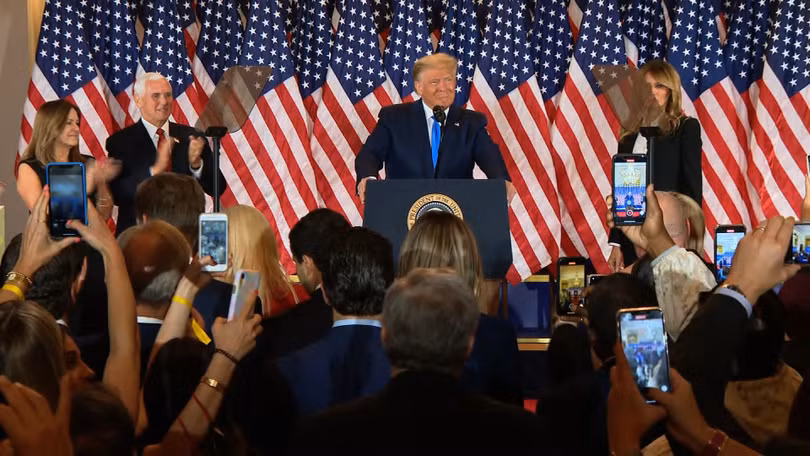 Tổng thống Trump phát biểu tại Nhà Trắng (Ảnh: CNN)