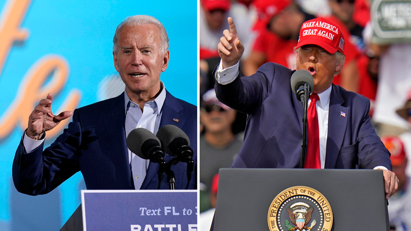Tổng thống Trump và đối thủ Biden nỗ lực vận động cử tri trước ngày bầu cử (Ảnh: NYTimes)