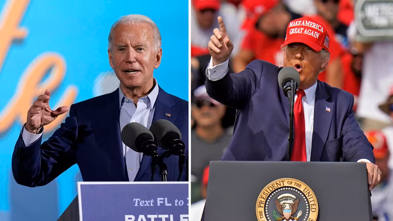 Tổng thống Trump và đối thủ Biden nỗ lực vận động cử tri trước ngày bầu cử (Ảnh: NYTimes)