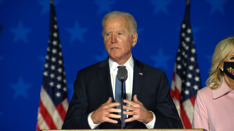 Joe Biden tại Delaware (Ảnh: CNN)