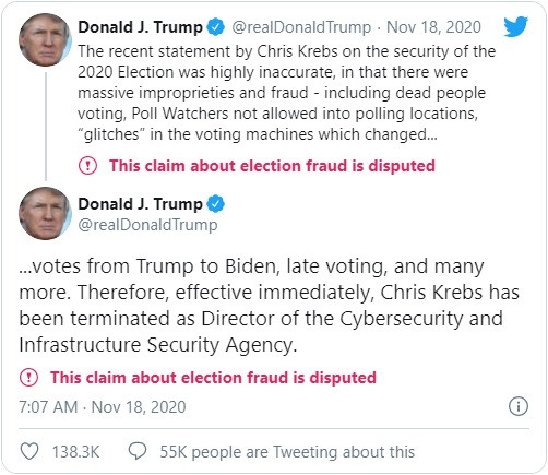 Đoạn tweet của ông Trump (Ảnh: Twitter)