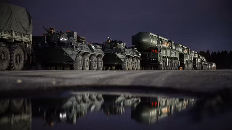 Hệ thống tên lửa đạn đạo liên lục địa Yars của Nga. Ảnh: sputnik.