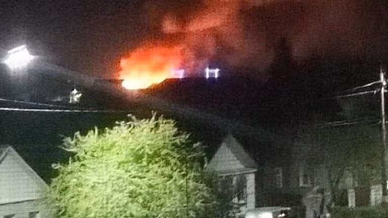 Hình ảnh về vụ tấn công bằng UAV. Ảnh: Telegram.