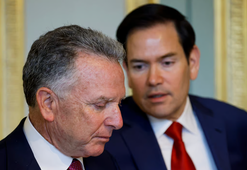 Ngoại trưởng Mỹ Marco Rubio và đặc phái viên của Tổng thống Donald Trump, Steve Witkoff. Ảnh: AFP.