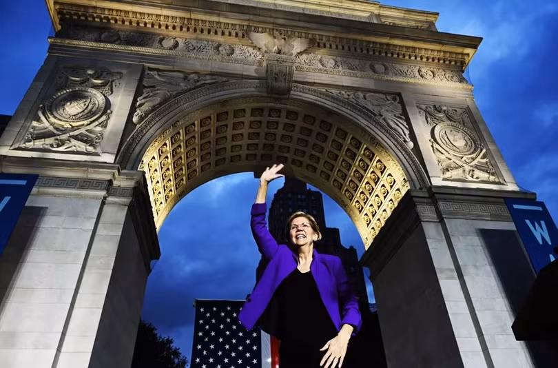 Tỷ lệ ủng hộ bà Elizabeth Warren ngày càng tăng (Ảnh: VOX)