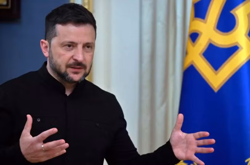 Tổng thống Ukraine Volodymyr Zelensky. Ảnh: Getty.