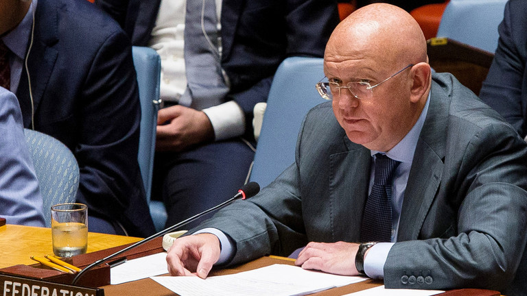 Đại sứ Nga tại Liên Hợp Quốc Vassily Nebenzia. Ảnh: Getty.