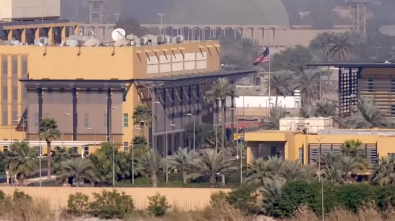 Đại sứ quán Mỹ tại Iraq trong bức ảnh chụp vào năm 2020. Ảnh: Reuters.