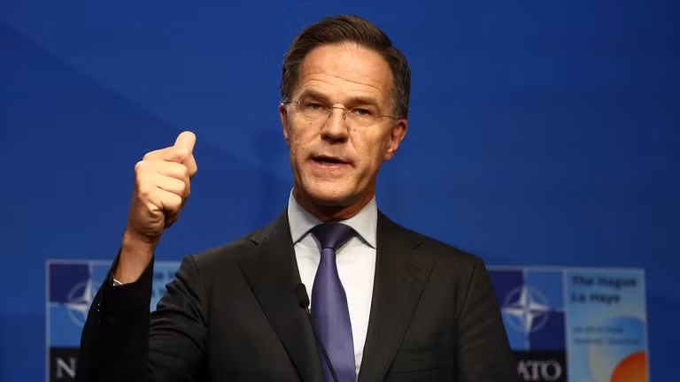 Tổng thư ký NATO Mark Rutte. Ảnh: Getty.