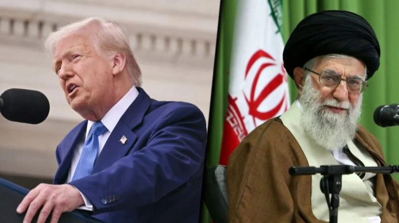 Tổng thống Mỹ Donald Trump và Lãnh tụ tối cao Iran Ayatollah Ali Khamenei. Ảnh: NBC.