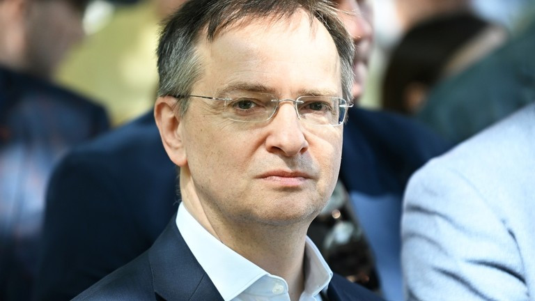 Trưởng đoàn đàm phán hòa bình của Nga, ông Vladimir Medinsky. Ảnh: Sputnik.