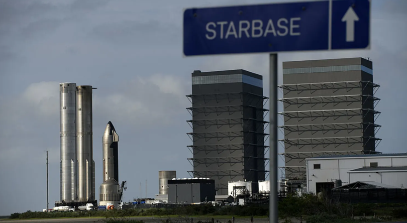 Khu phức hợp công nghiệp SpaceX Starbase và cơ sở phóng tên lửa ở Boca Chica, Texas, Mỹ trong ảnh chụp ngày 17/4. Ảnh: Getty.