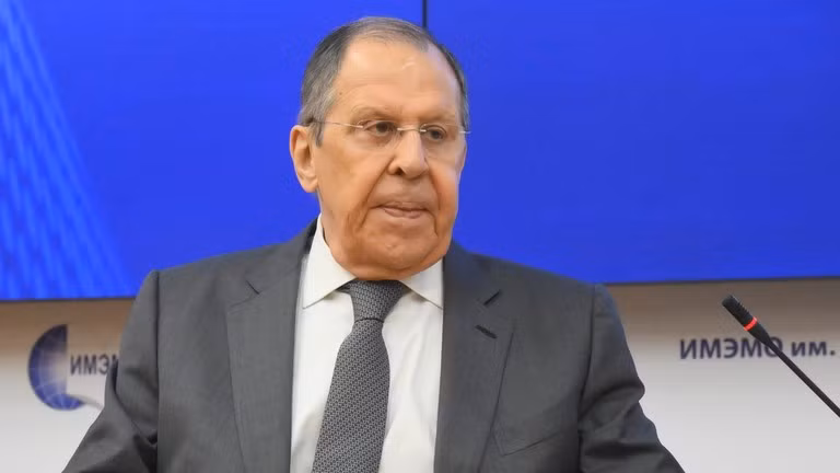 Ngoại trưởng Nga Sergey Lavrov tại Diễn đàn khoa học và chuyên gia quốc tế lần thứ XI "Primakov Readings" ở Moscow hôm 24/6. Ảnh: Sputnik.