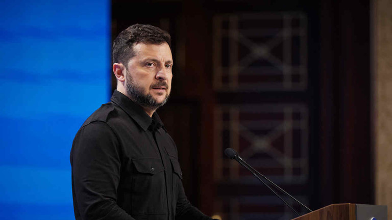 Tổng thống Ukraine Volodymyr Zelensky. Ảnh: Getty.