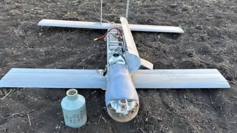 Mẫu drone V2U của Nga. Ảnh: HUR.