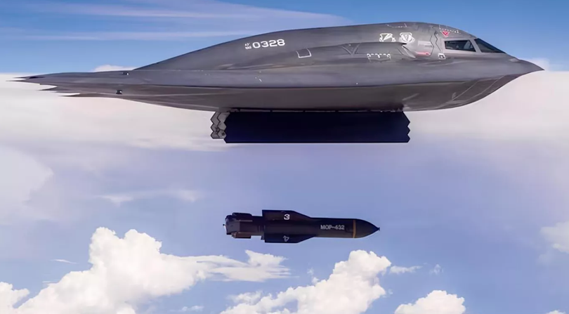 30 tên lửa Tomahawk, B2 Spirit, nửa tá bom GBU-57 được sử dụng trong đòn tấn công của Mỹ.png