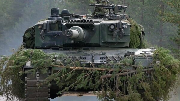 Xe tăng Leopard 2A4 của quân đội Đức. Ảnh: Rheinmetall.
