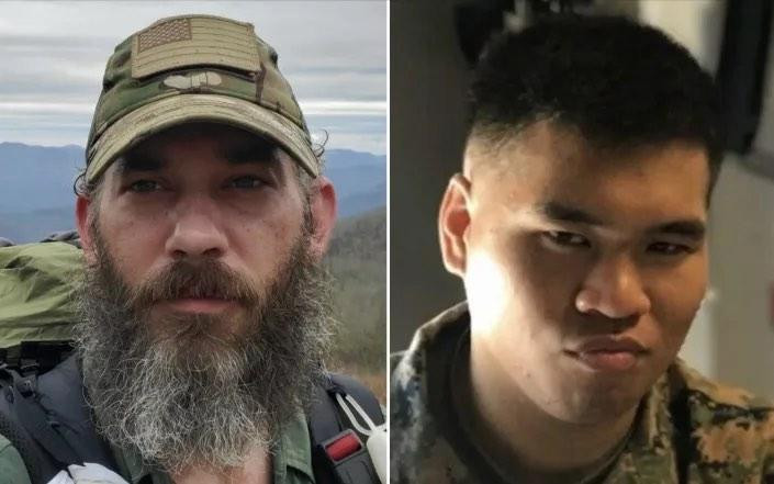 2 cựu binh Mỹ nghi bị Nga bắt làm tù binh ở Ukraine (Ảnh: Yahoo News) 2 cựu binh Mỹ nghi bị Nga bắt làm tù binh ở Ukraine (Ảnh: Yahoo News)