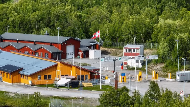 Cửa khẩu Storskog ở biên giới Na Uy-Nga (Ảnh: Getty)