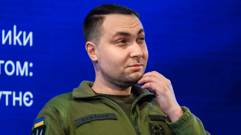 Giám đốc tình báo quân đội Ukraine Kirill Budanov tại Kiev ngày 27/3 (Ảnh: Getty)