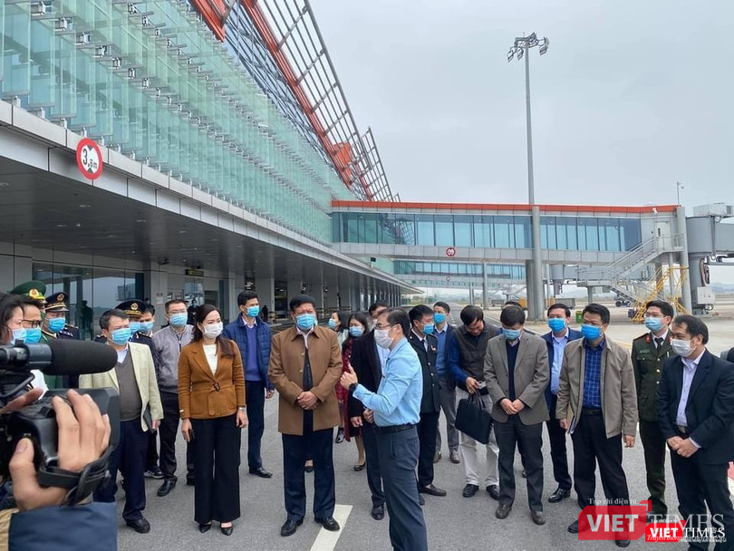 Đoàn công tác số 2 của Ban Chỉ đạo Quốc gia phòng, chống dịch COVID-19 kiểm tra công tác phòng chống dịch tại Quảng Ninh.