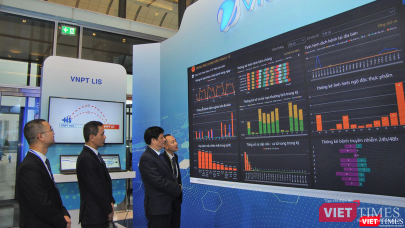 Bộ trưởng Bộ Y tế Nguyễn Thanh Long thăm khu trưng bày, giới thiệu hệ sinh thái các giải pháp CNTT của VNPT tại Chuyển đổi số y tế Quốc gia - Điểm sáng 2020. Bộ trưởng Bộ Y tế Nguyễn Thanh Long thăm khu trưng bày, giới thiệu hệ sinh thái các giải pháp CNTT của VNPT tại Chuyển đổi số y tế Quốc gia - Điểm sáng 2020.