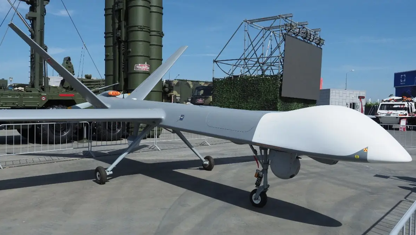 Mẫu máy bay không người lái Orion của quân đội Nga. Ảnh: Getty.