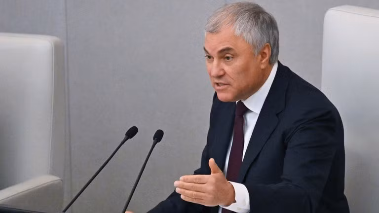 Chủ tịch Duma Quốc gia Nga Vyacheslav Volodin. Ảnh: Sputnik.