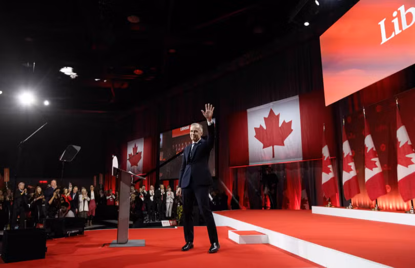 Ông Mark Carney giành chiến thắng trong cuộc đua trở thành Thủ tướng tiếp theo của Canada hôm 9/3. Ảnh: Reuters.