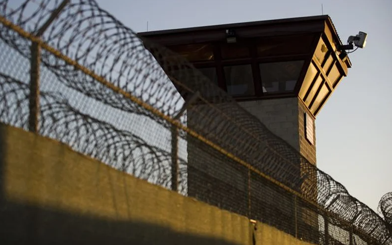 Cơ sở giam giữ tại Căn cứ Hải quân Vịnh Guantanamo, Cuba. Ảnh: Getty.