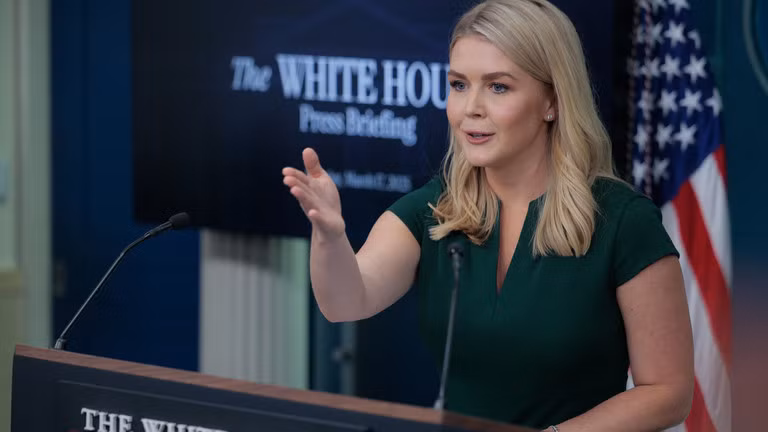 Thư ký báo chí Nhà Trắng Karoline Leavitt. Ảnh: Getty.