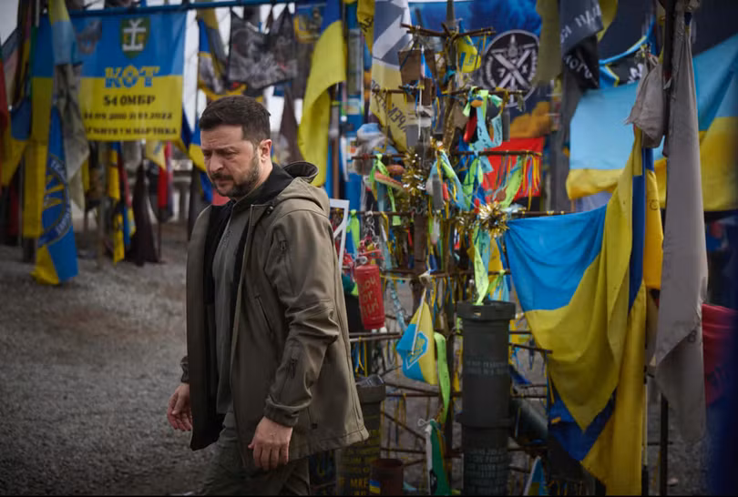 Tổng thống Ukraine Volodymyr Zelensky. Ảnh: DPA.