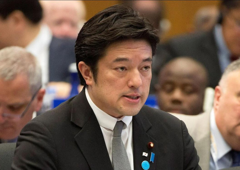 Thứ trưởng Quốc phòng Nhật Yasuhide Nakayama cho rằng các nước dân chủ "cần phải bảo vệ Đài Loan như một quốc gia dân chủ" (Ảnh: Reuters)