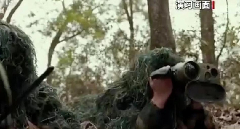 Hình ảnh binh sĩ PLA tập trận ở bờ biển phía Đông Nam Trung Quốc (Ảnh: CCTV) Hình ảnh binh sĩ PLA tập trận ở bờ biển phía Đông Nam Trung Quốc (Ảnh: CCTV)