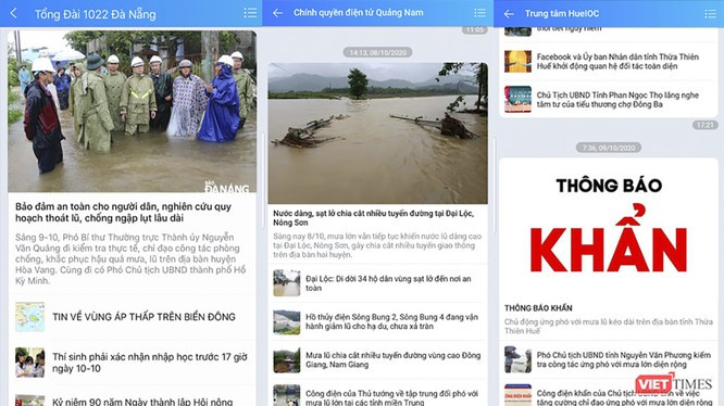 Mạng xã hội đóng vai trò kết nối thông tin trước tình hình mưa lũ phức tạp tại miền Trung.