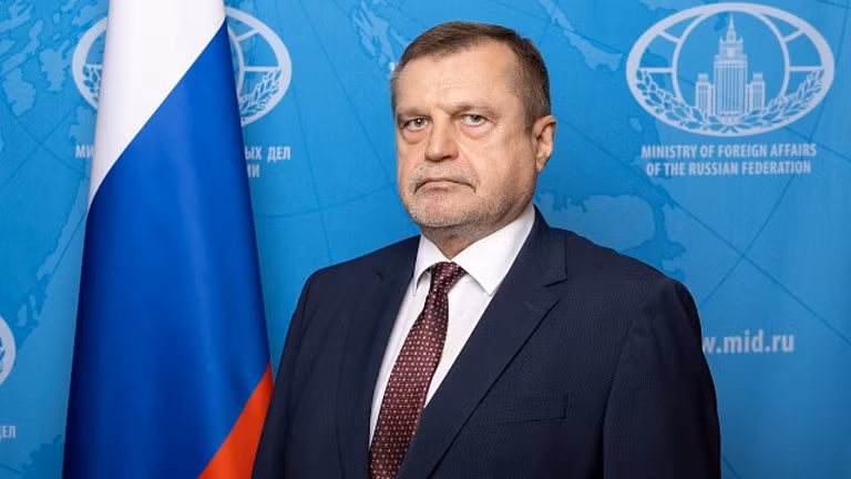 Ông Anatoly Bashkin, Vụ trưởng Vụ châu Phi tại Bộ Ngoại giao Nga. Ảnh: Sputnik.