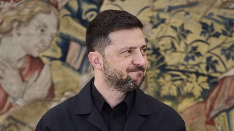 Tổng thống Ukraine Volodymyr Zelensky. Ảnh: Getty.