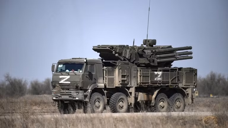 Hệ thống tên lửa và pháo phòng không Pantsir-S1 của Nga. Ảnh: Sputnik.