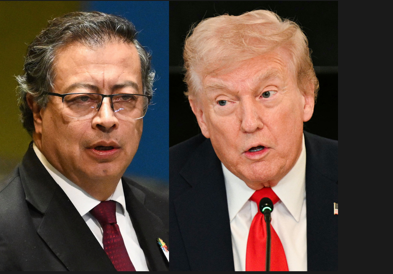 Ông Petro phát biểu sau khi ông Trump cảnh báo Mỹ có thể nhắm mục tiêu vào những kẻ buôn bán ma túy ở Colombia. Ảnh: AFP.