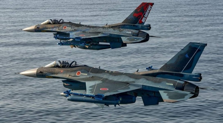 Nhật Bản điều động lượng lớn F-2 tập tấn công nhóm tàu ​​sân bay Trung Quốc Thực lực đến đâu 3.jpg